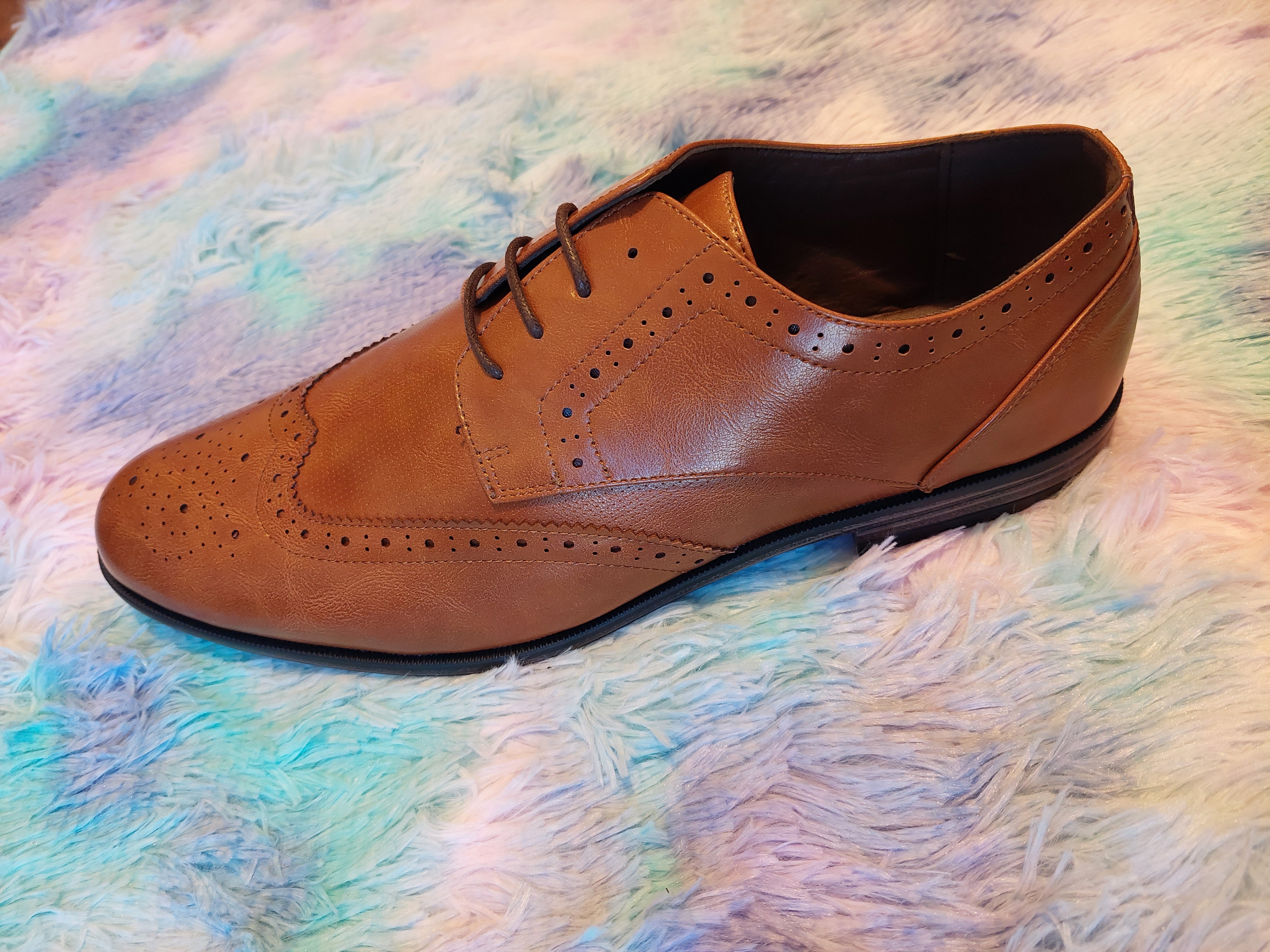 Dotted Brown Men Casual Shoe