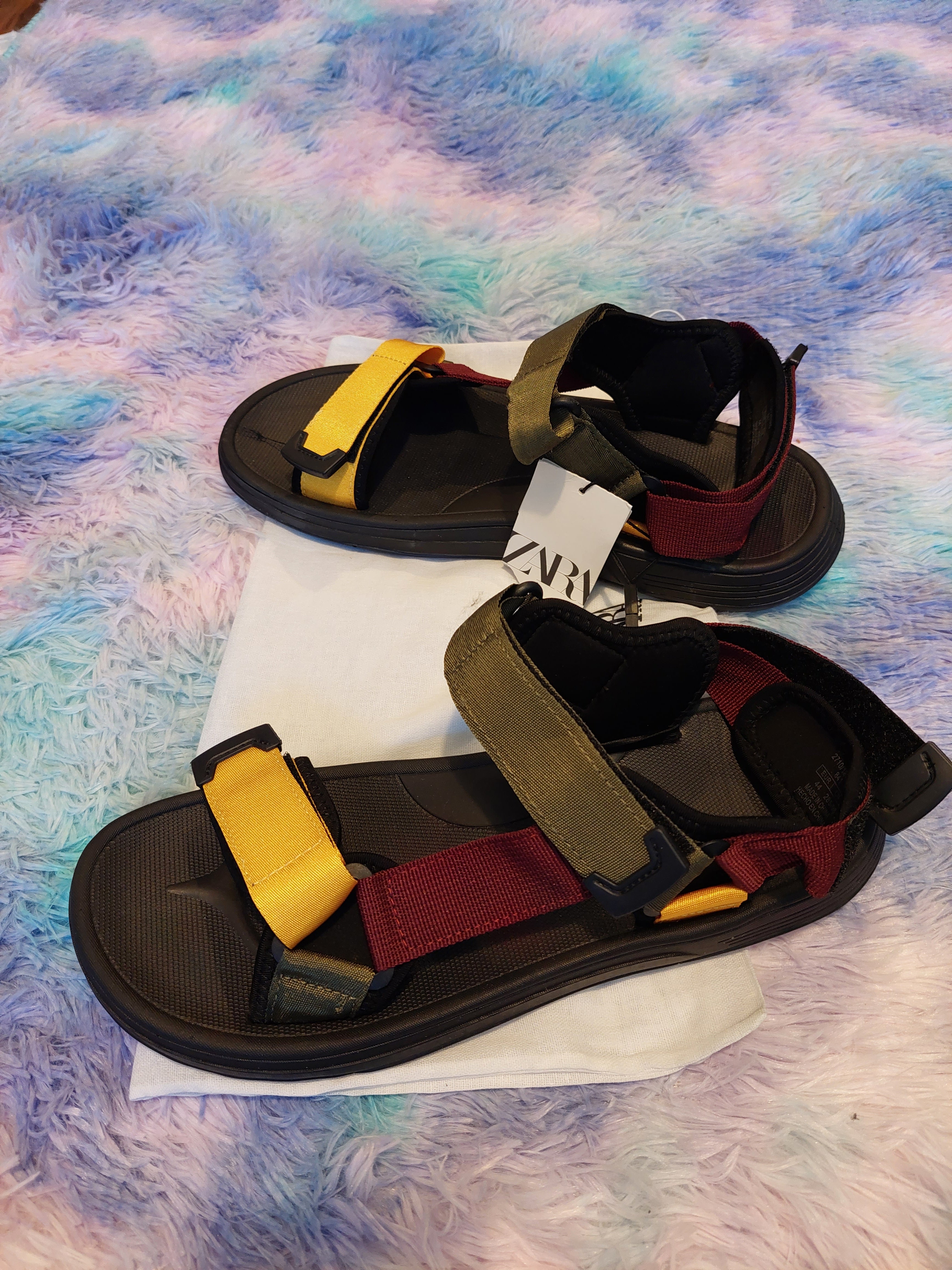 Multicoloured Technical Sandals