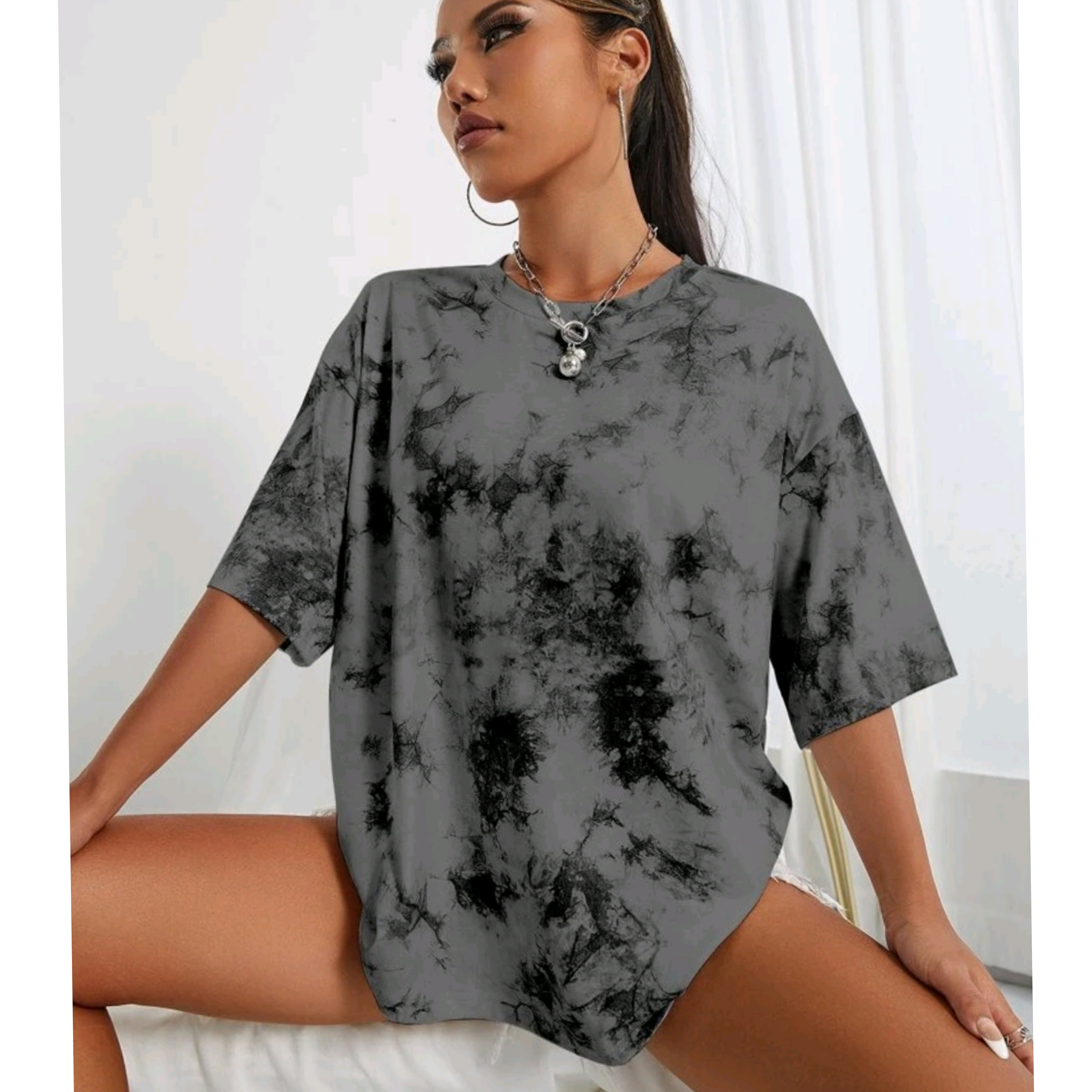 Tie Dye Drop Shoulder Tee