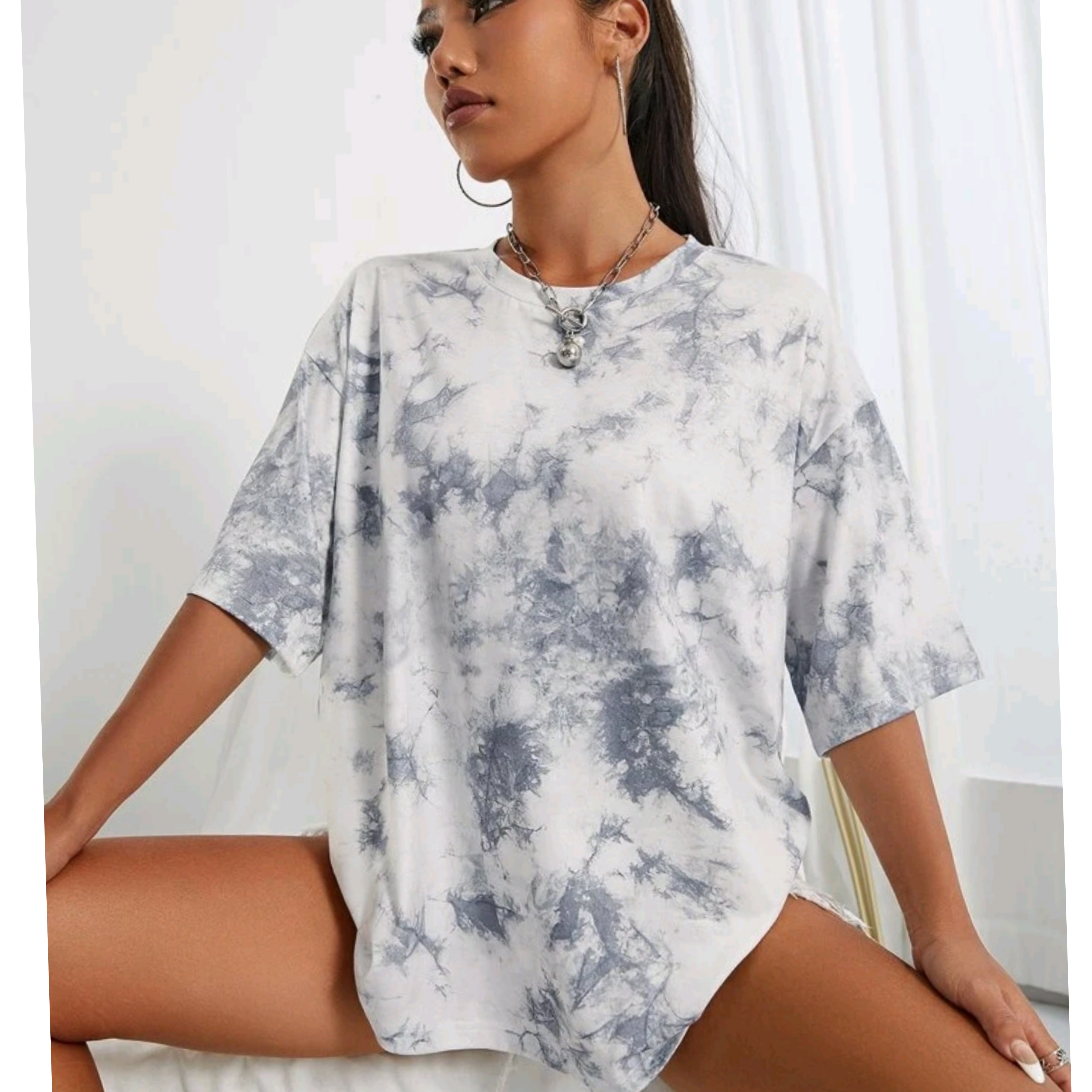 Tie Dye Drop Shoulder Tee