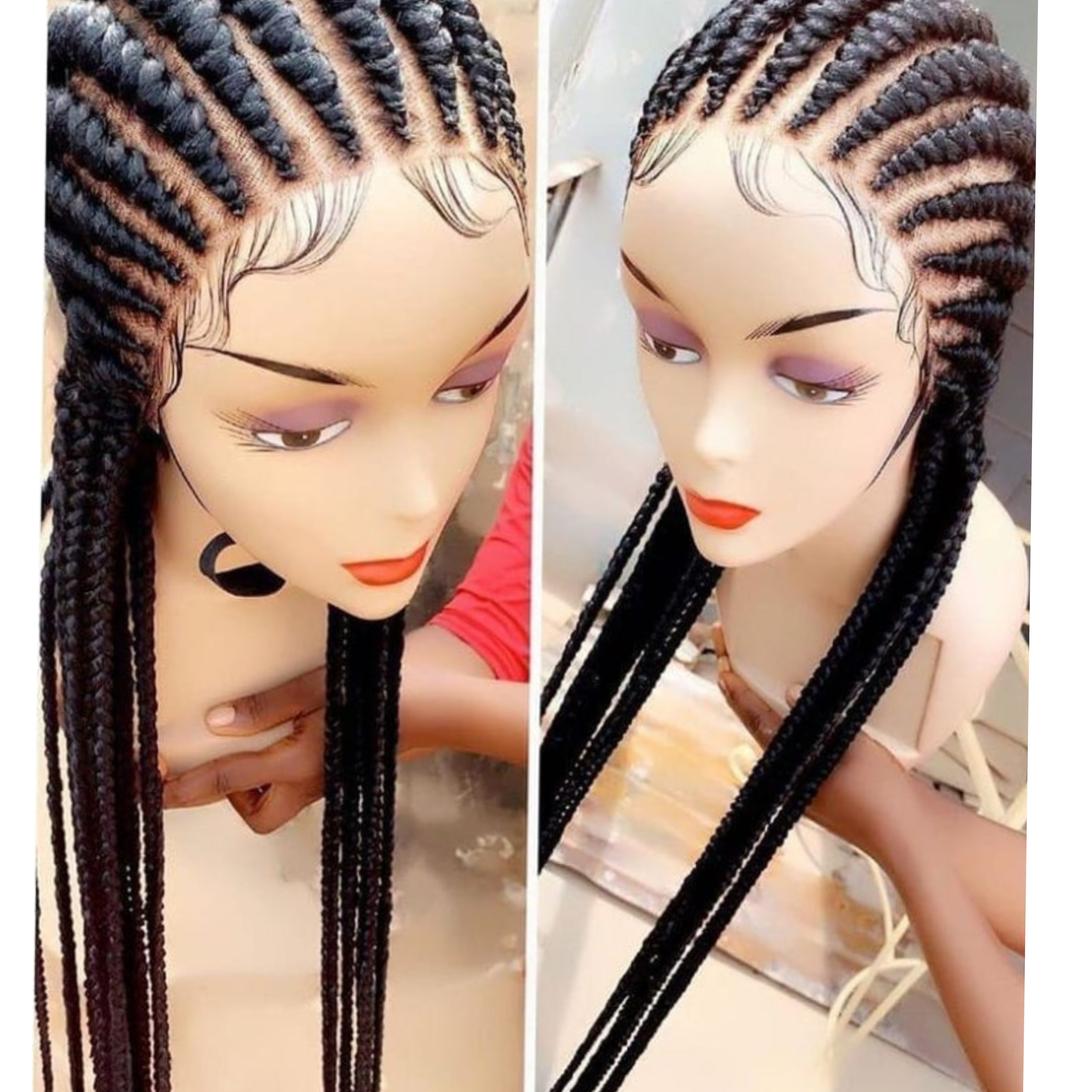 Braided Wigs Full Frontal Made